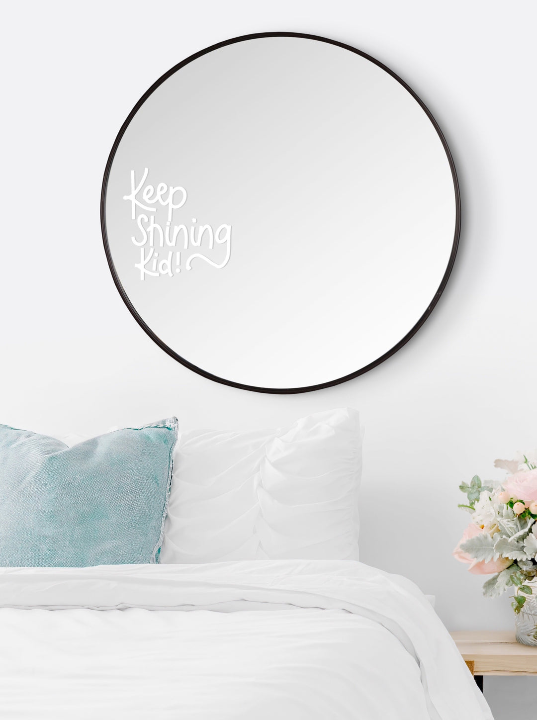 Keep Shining Mirror Affirmation Decal