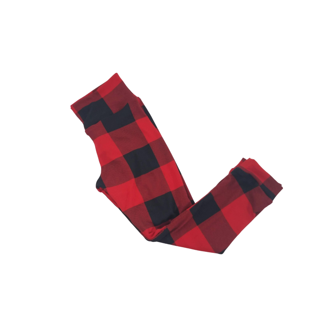 Buffalo Plaid Kids Leggings