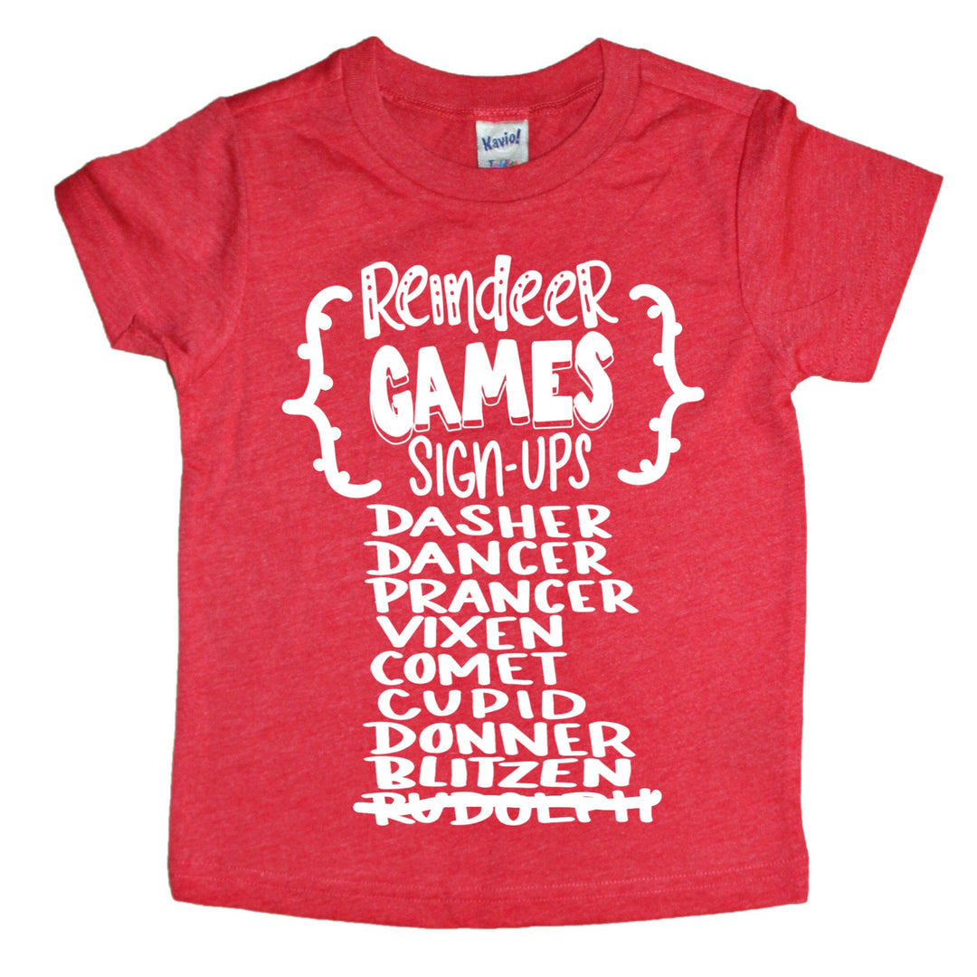 Reindeer Games Kids Tee