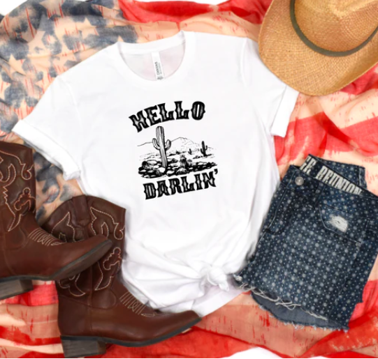 Hello Darlin' Kids Tee