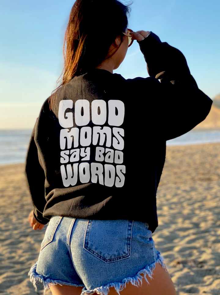 Good Moms Say Bad Words™️ Retro Sweatshirt