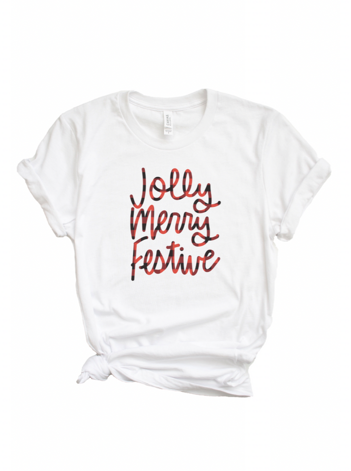 Jolly Merry Festive Tee