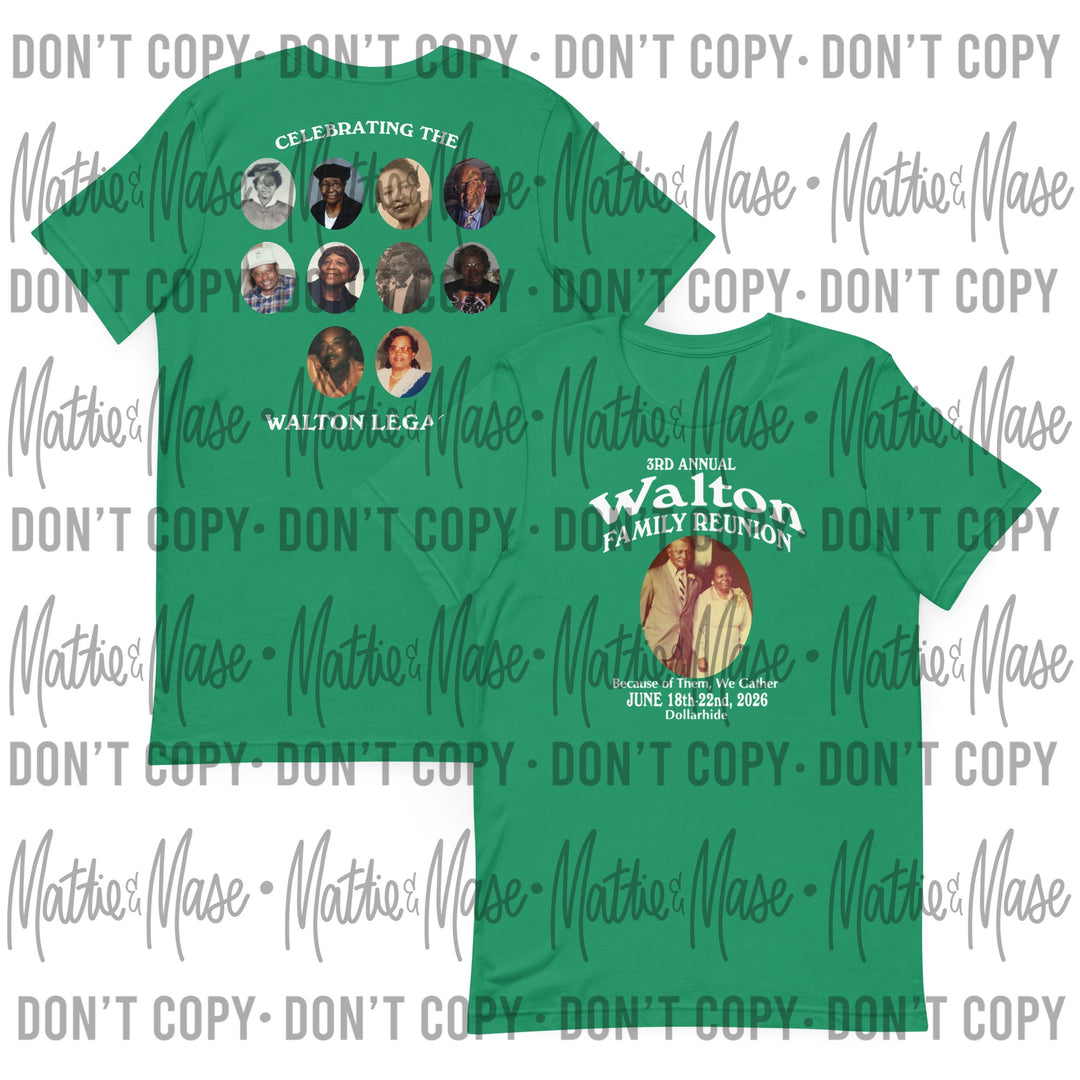 2026 Walton Reunion Unisex Shirt- Adult