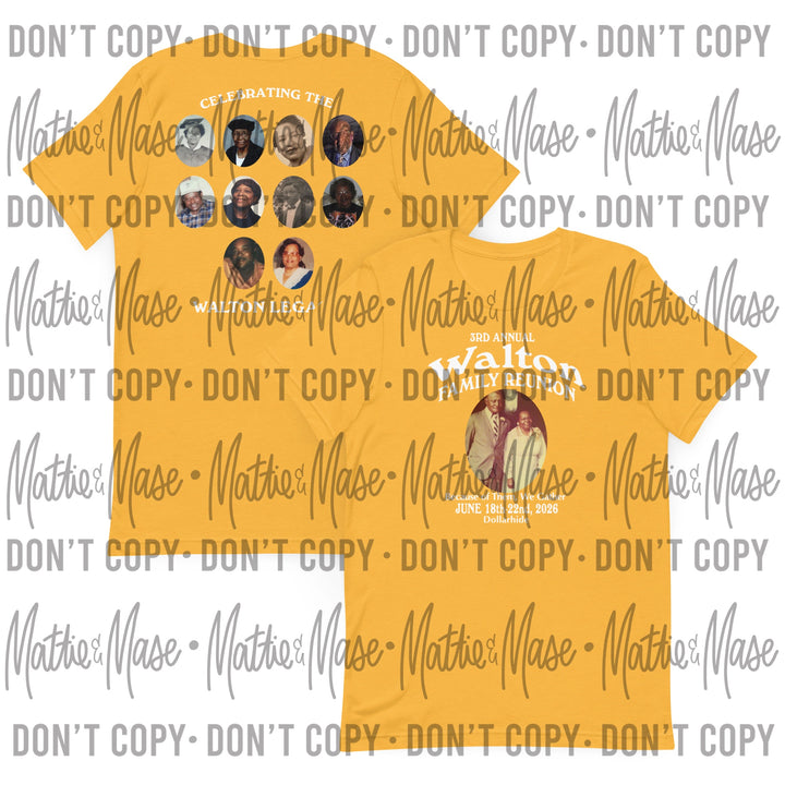 2026 Walton Reunion Unisex Shirt- Adult