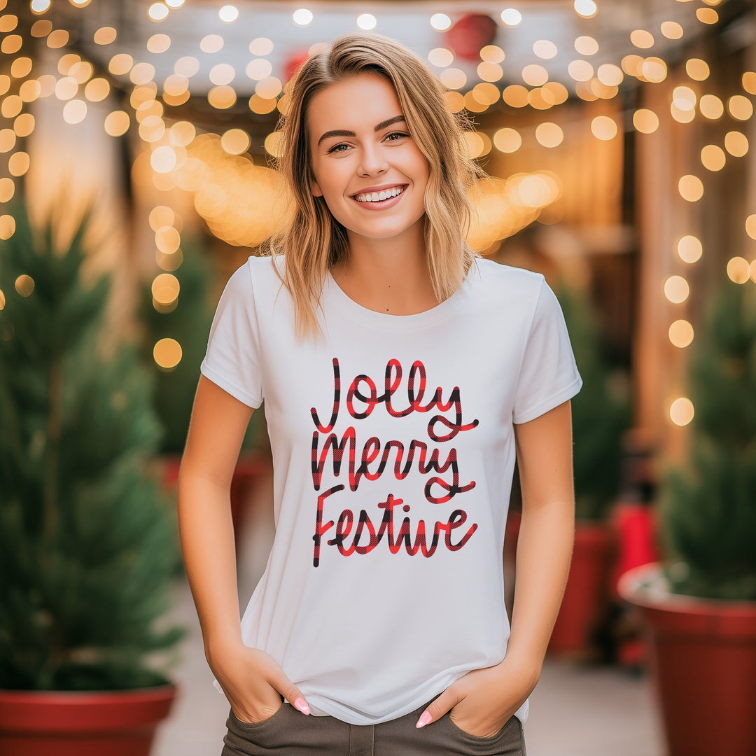 Jolly Merry Festive Tee