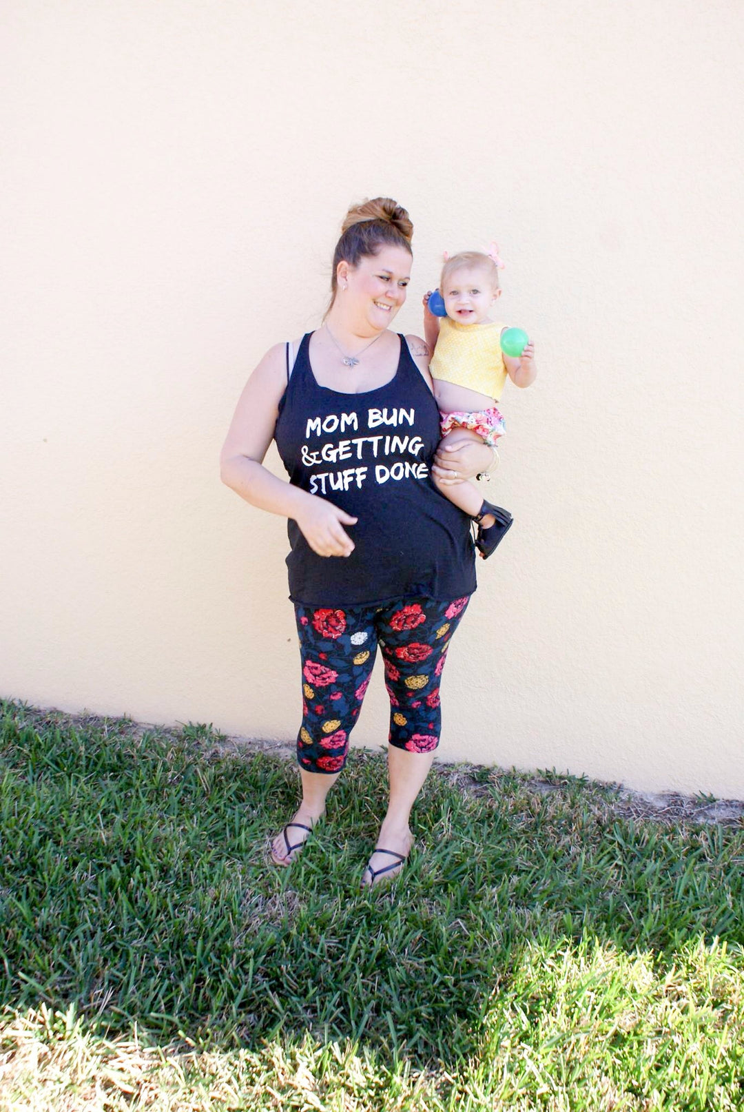 Mom Bun & Getting Stuff Done Tank Top - Mattie and Mase