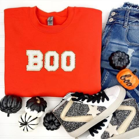 PREORDER: Boo Patch Sweatshirt