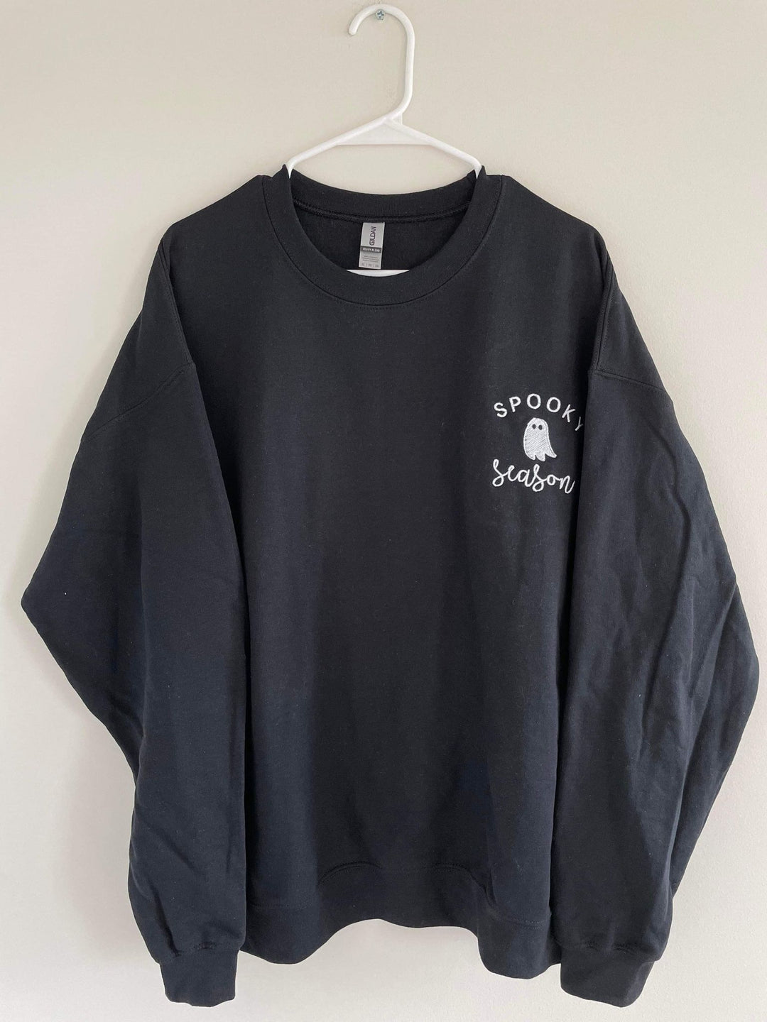 PREORDER: Spooky Season Embroidered Sweatshirt in Two Colors