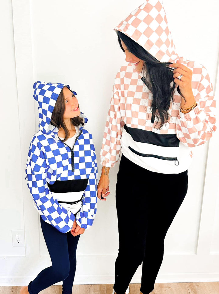 PREORDER: Cody Checkered Windbreaker in Adult Sizing