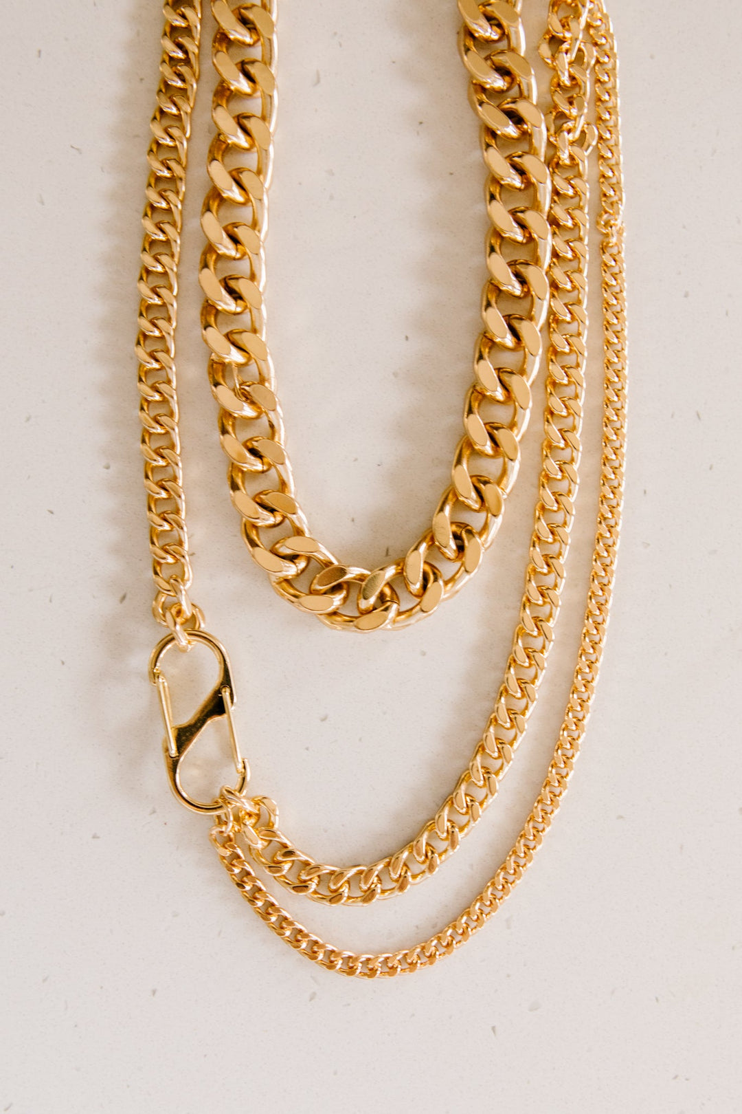 Chain It Up Necklaces in Gold