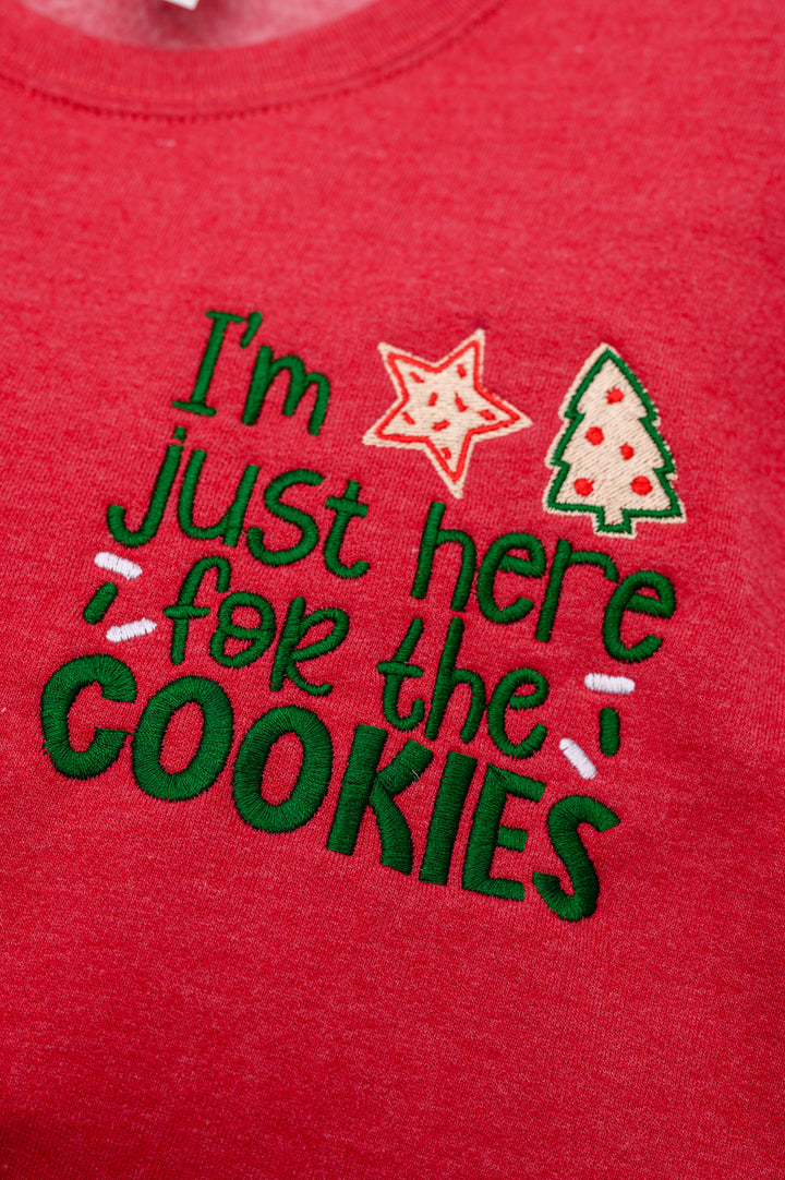 PREORDER: Christmas Cookies Embroidered Sweatshirt