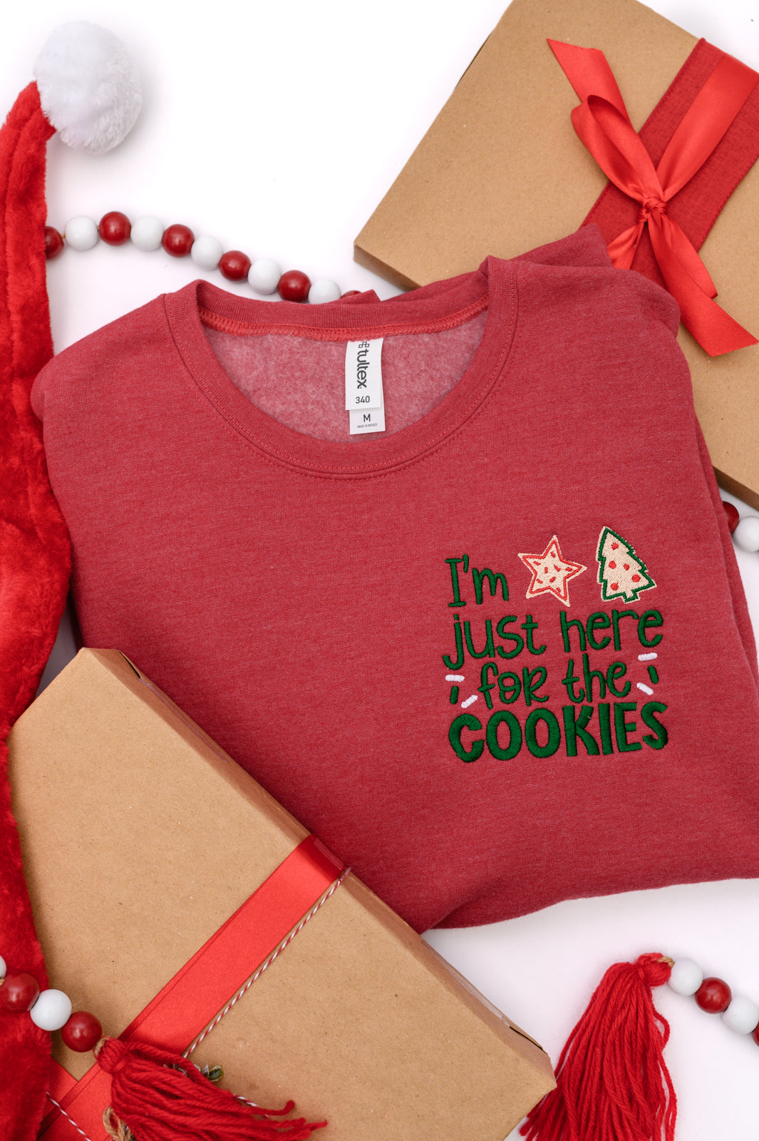 PREORDER: Christmas Cookies Embroidered Sweatshirt