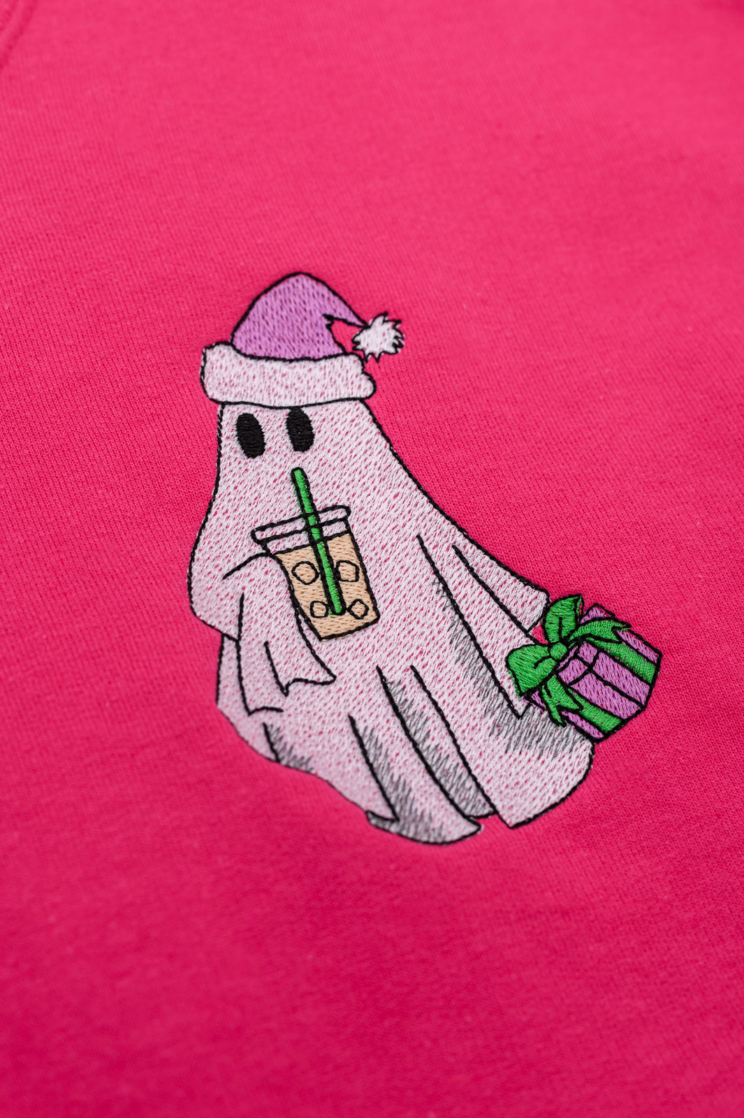 PREORDER: Bougie Santa Ghost Embroidered Sweatshirt