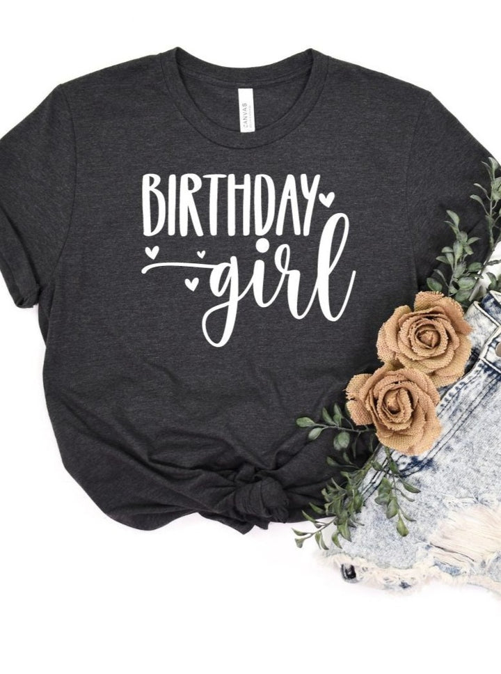PREORDER: Birthday Girl Graphic Tee in Two Colors