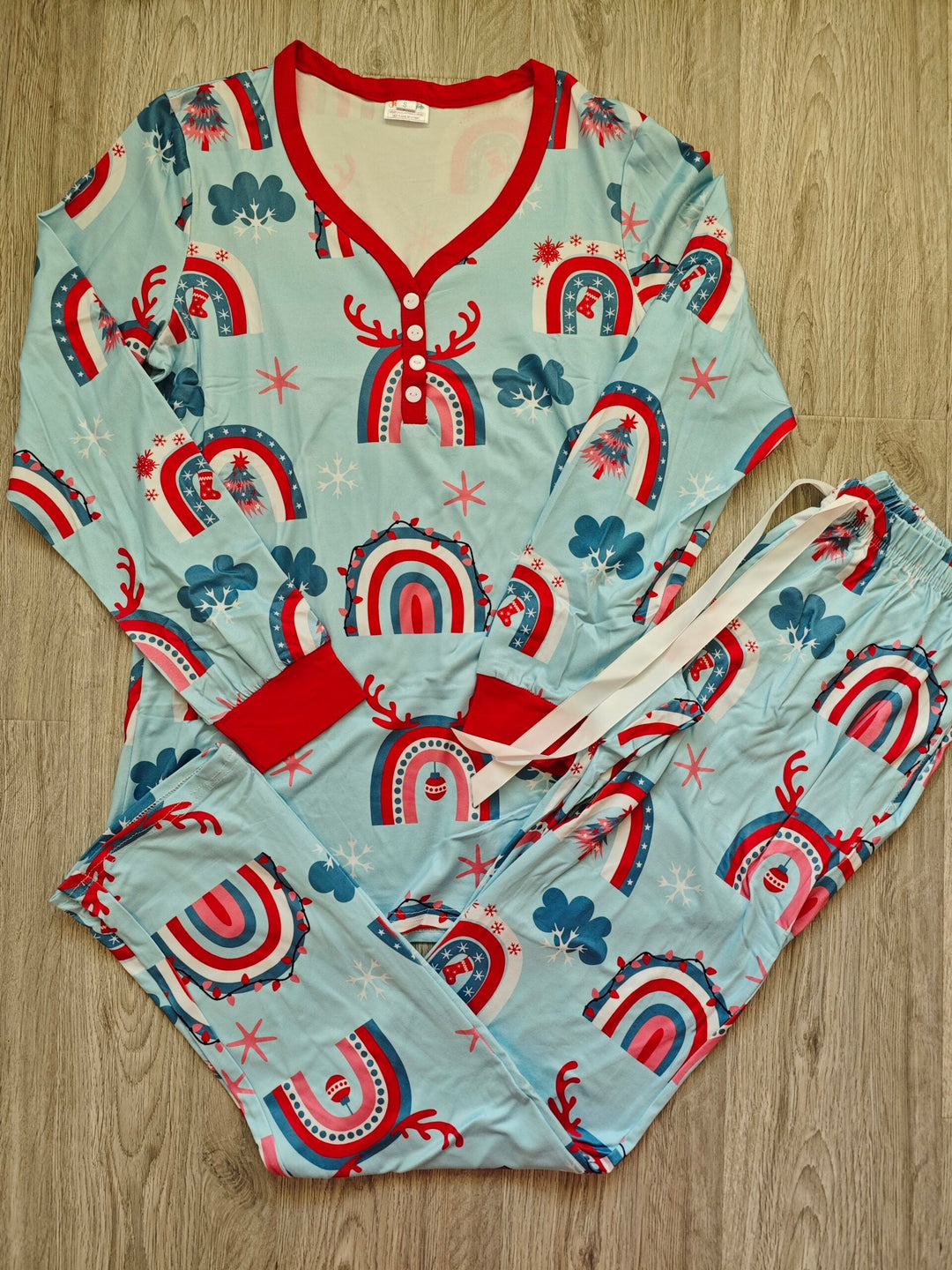 PREORDER: Long Sleeve Holiday Pajamas In Assorted Prints