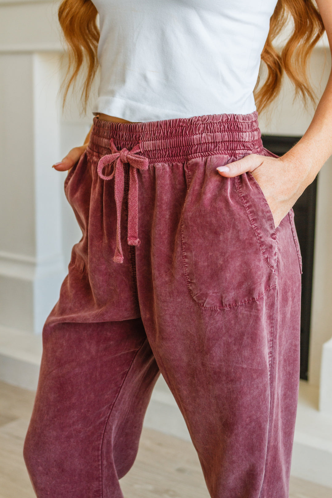 Listen to Me High Rise Mineral Wash Pants