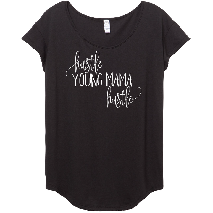 Hustle Young Mama Hustle Tee - Mattie and Mase