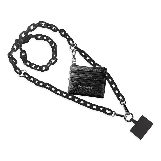 PREORDER: Clip & Go Chain With Zippered Pouch In Assorted Colors