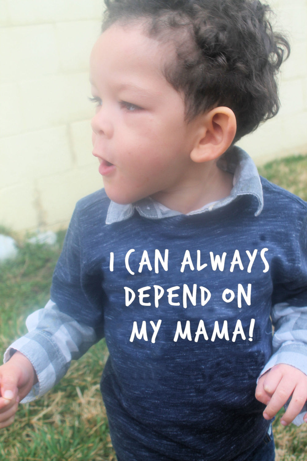 I Can Always Depend On My Mama Tee - Mattie and Mase