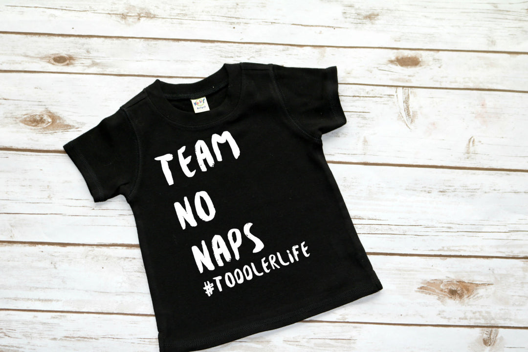 Team No Naps, Toddler Life Tee Shirt,  Toddler Shirt, Cool Kid Shirt, Little hipster, Unisex Kids, Hipster Toddler Clothes - Mattie and Mase