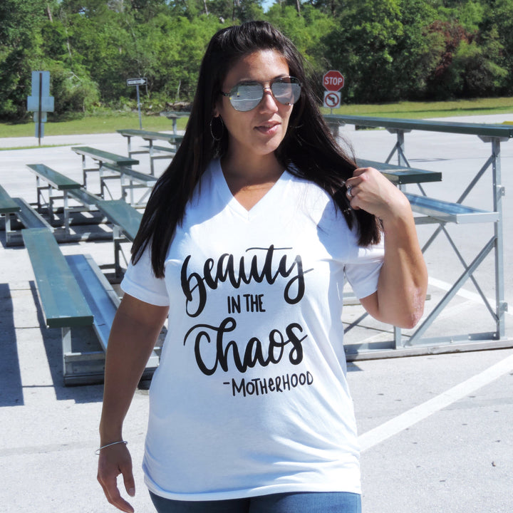 Chaos Motherhood Tee - Mattie and Mase