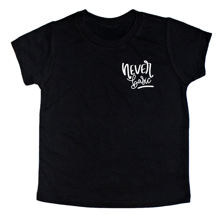 Never Basic Kids Tee