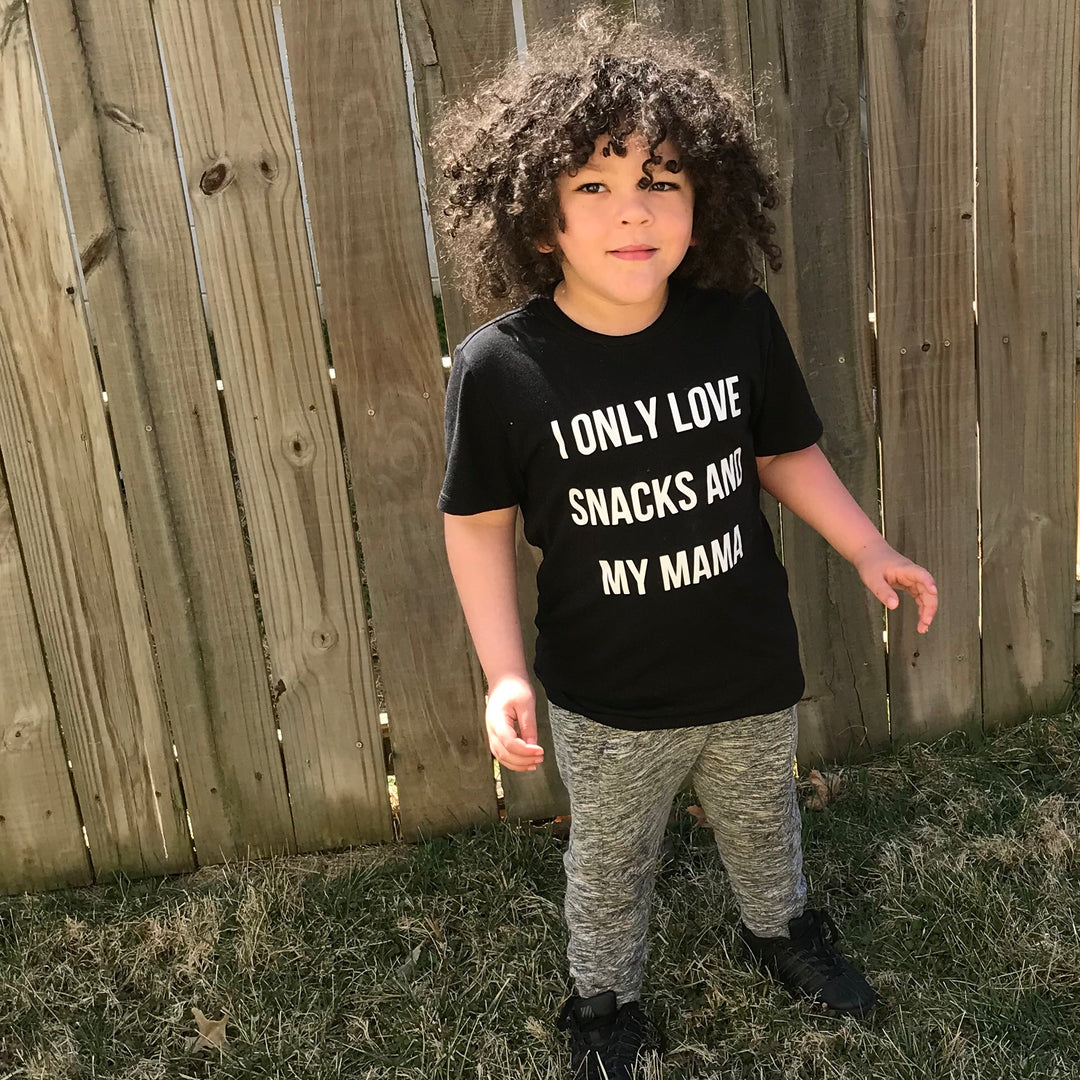 I Only Love My Snacks Tee - Mattie and Mase