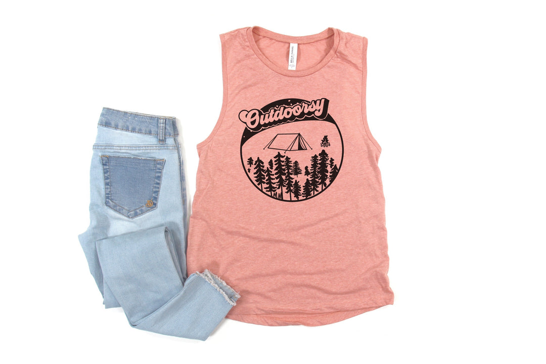 Outdoorsy Muscle Tank