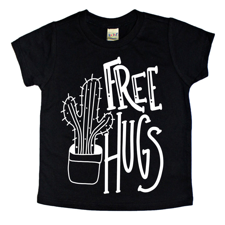 Free Hugs Cactus Kids Tee - Mattie and Mase