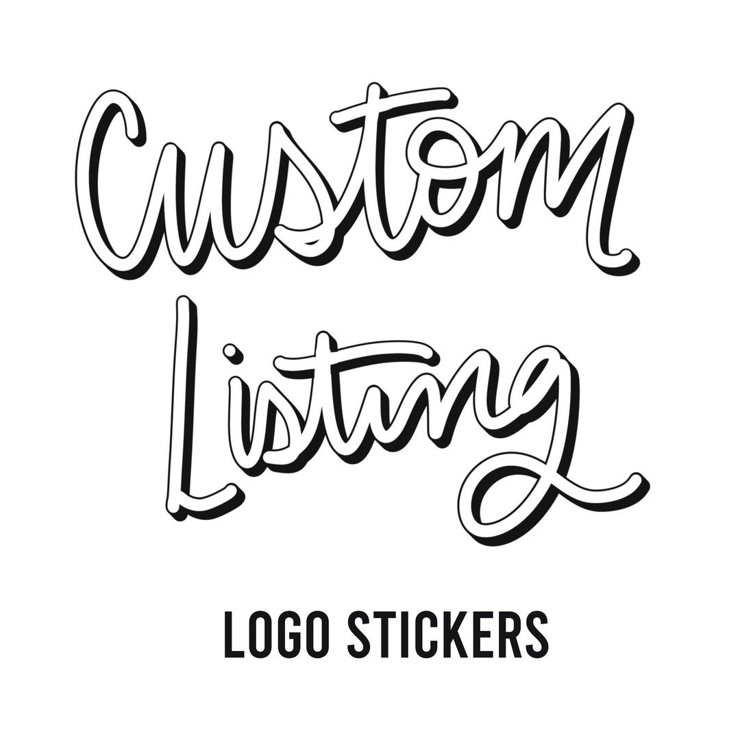 Custom Logo Die Cut Stickers