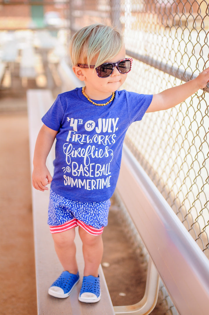 4th of July Summer Tee For Kids - Mattie and Mase