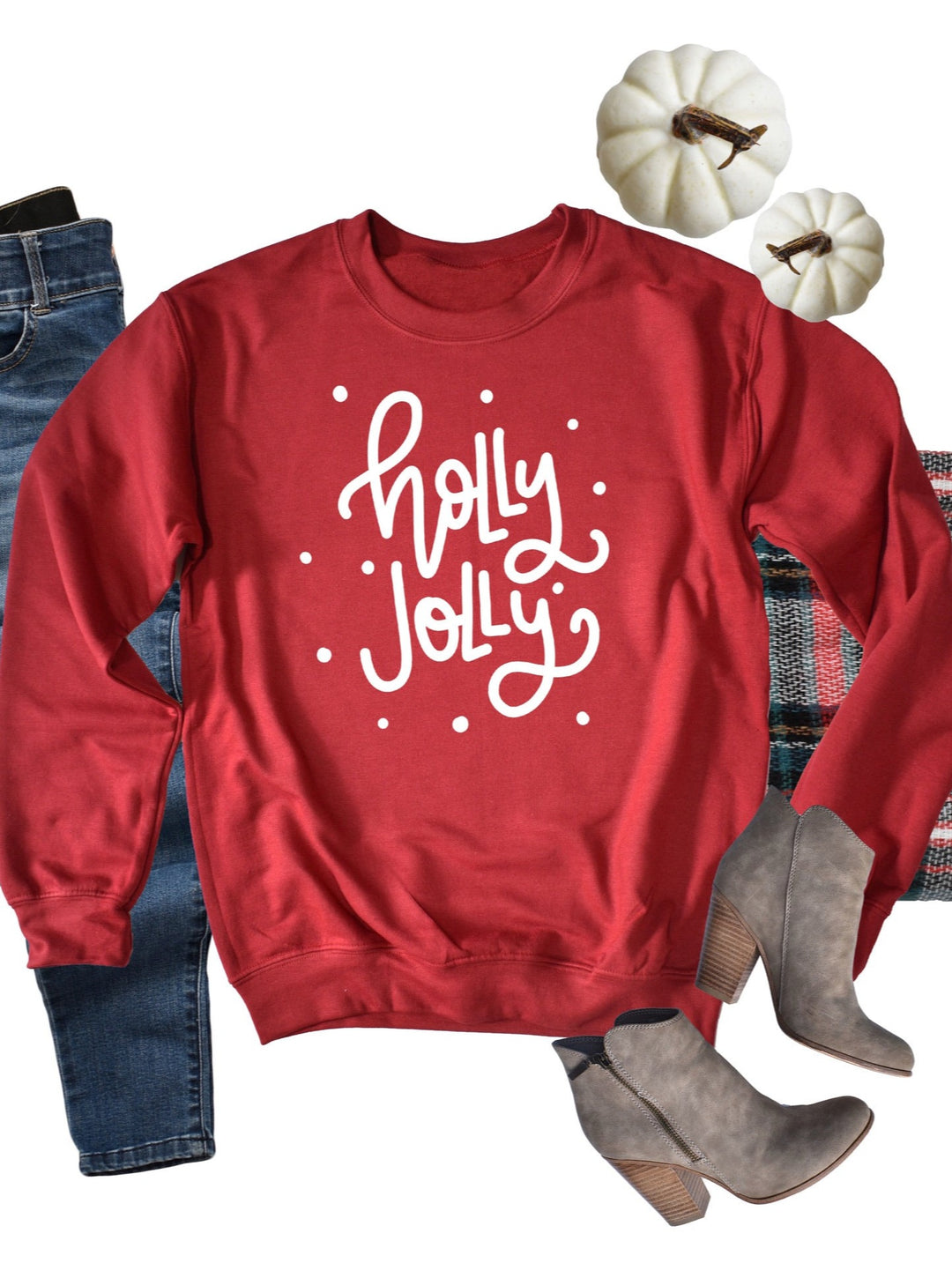 Holly Jolly Unisex Adult Sweatshirt