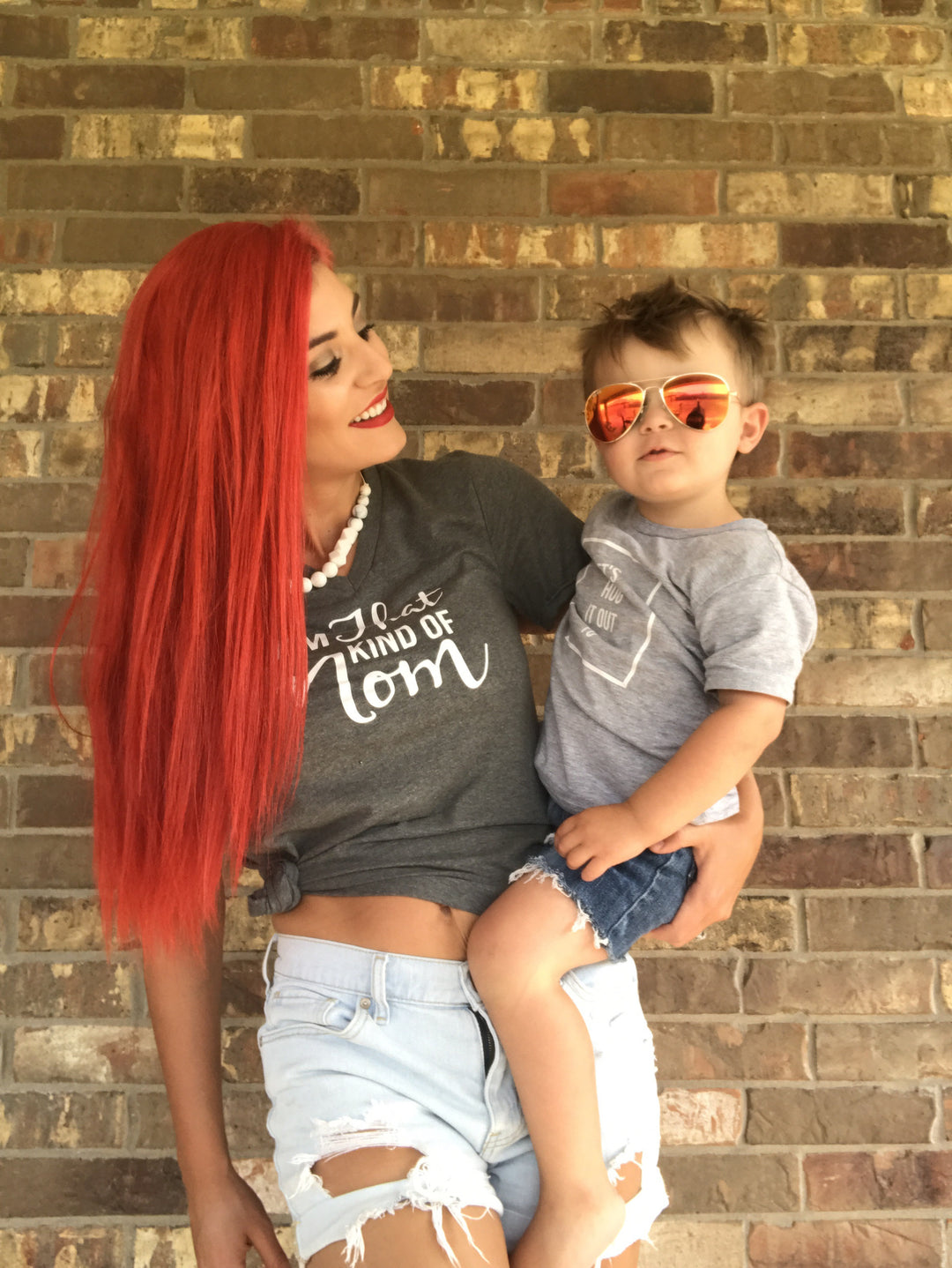 I'm That Kind of Mom V-Neck - Mattie and Mase
