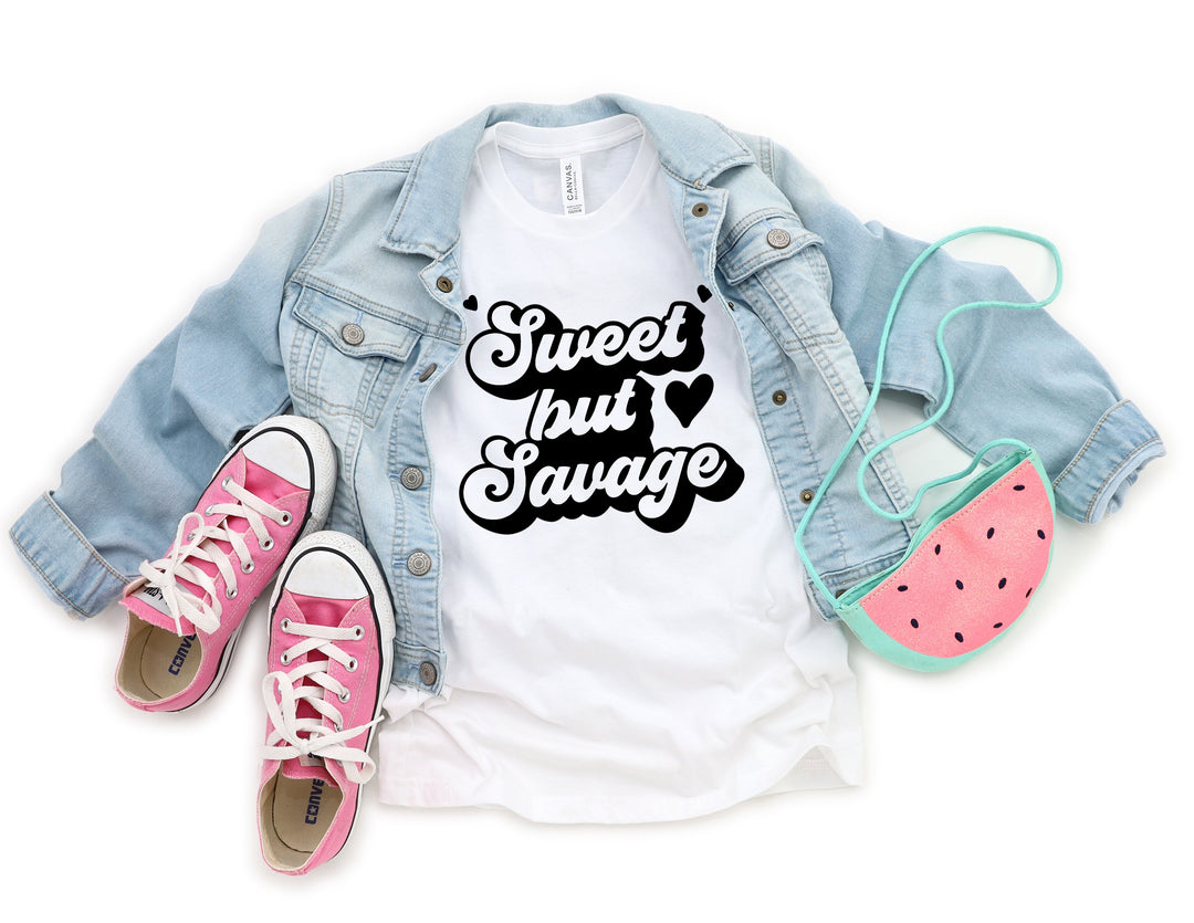 Sweet But Savage Triblend Youth Tee