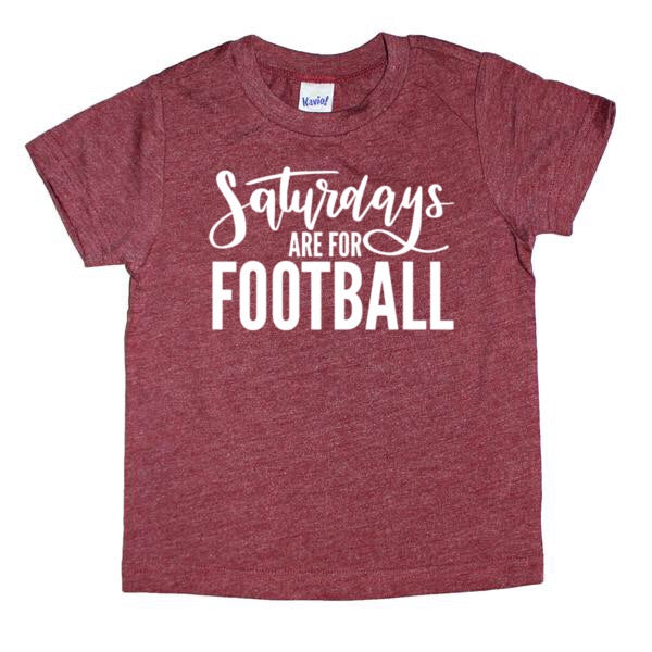 Saturdays Are For Football Youth Tee - Mattie and Mase