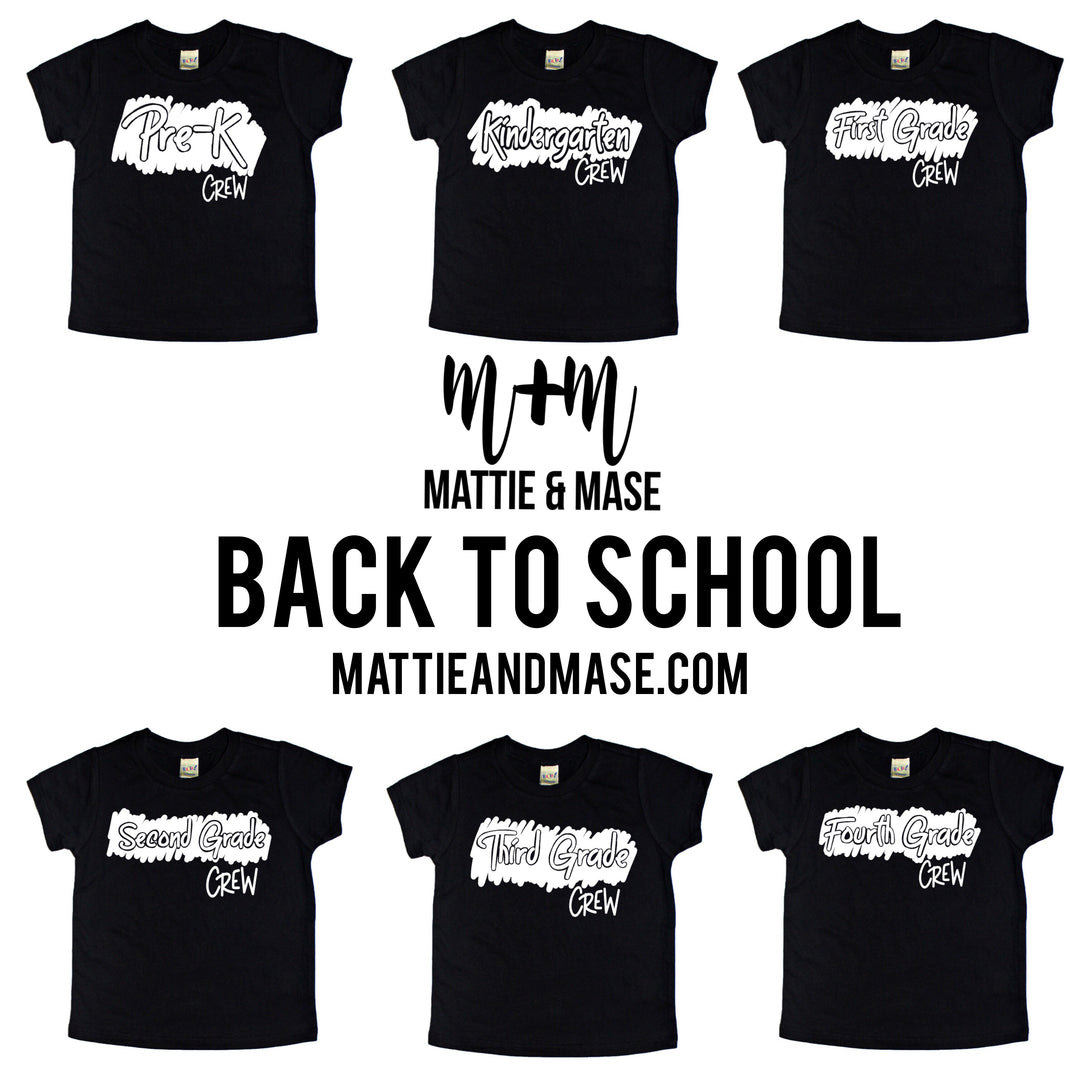 Second Grade Crew Kids Tee