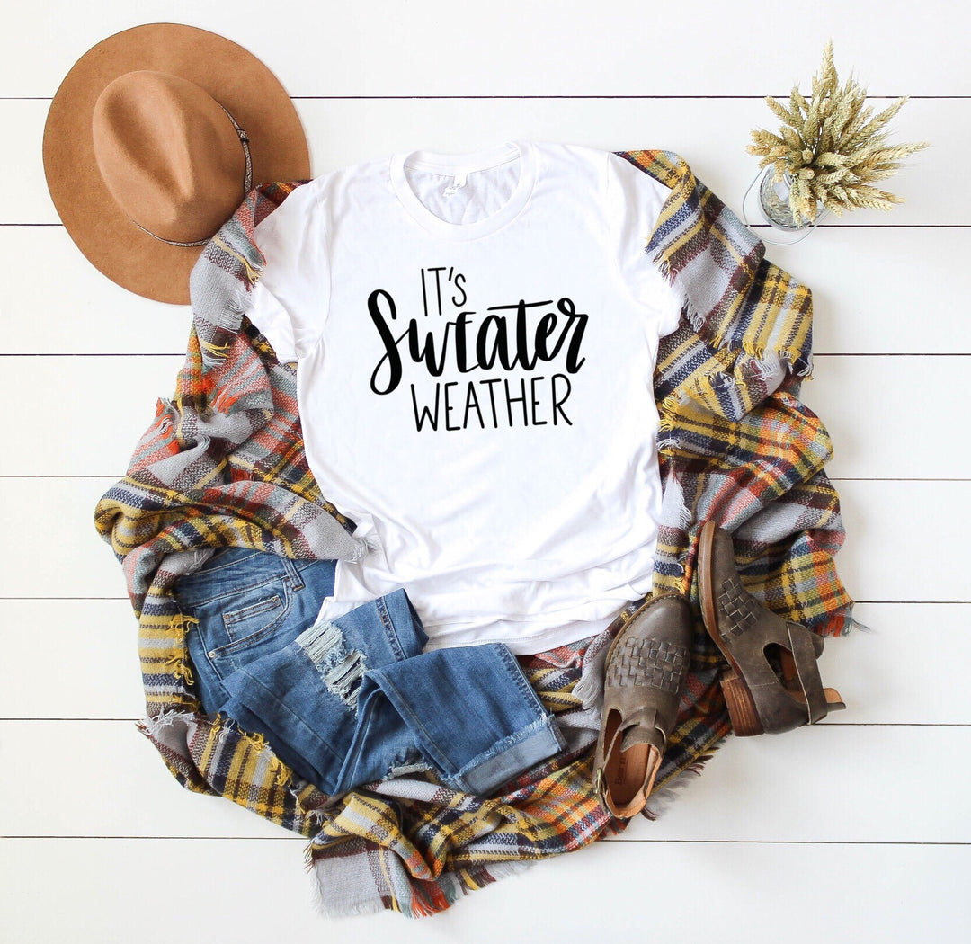 It’s Sweater Weather Unisex Tee - Mattie and Mase