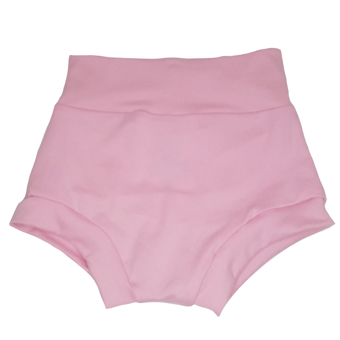 High waisted soft pink bummie made from soft material