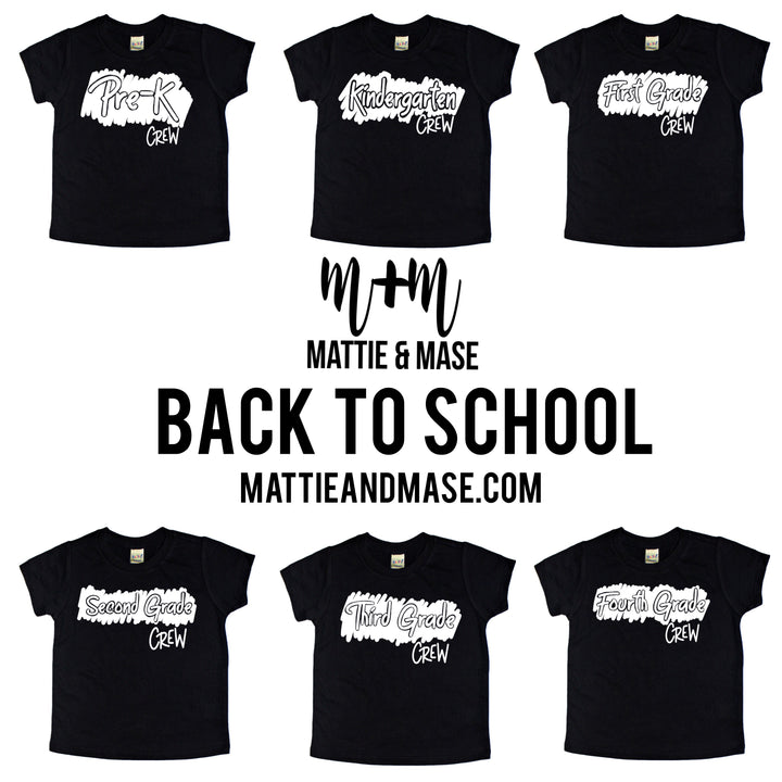 Third Grade Crew Kids Tee