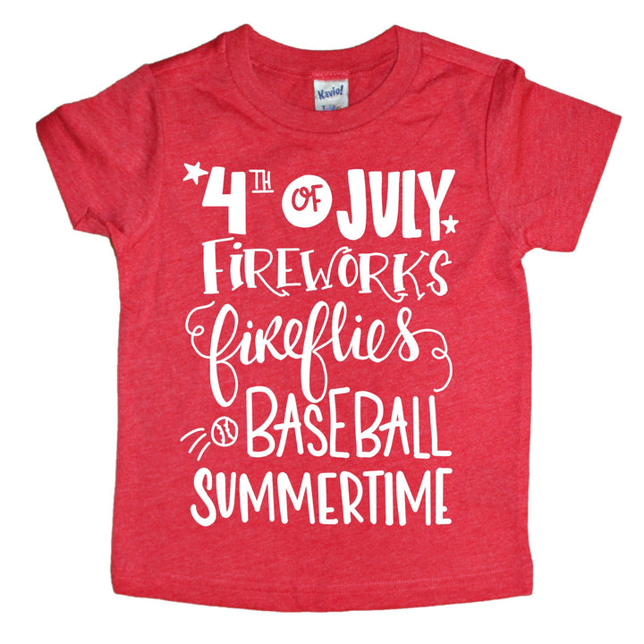 4th of July Summer Tee For Kids - Mattie and Mase