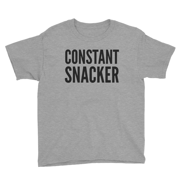 Constant Snacker Youth Short Sleeve T-Shirt - Mattie and Mase
